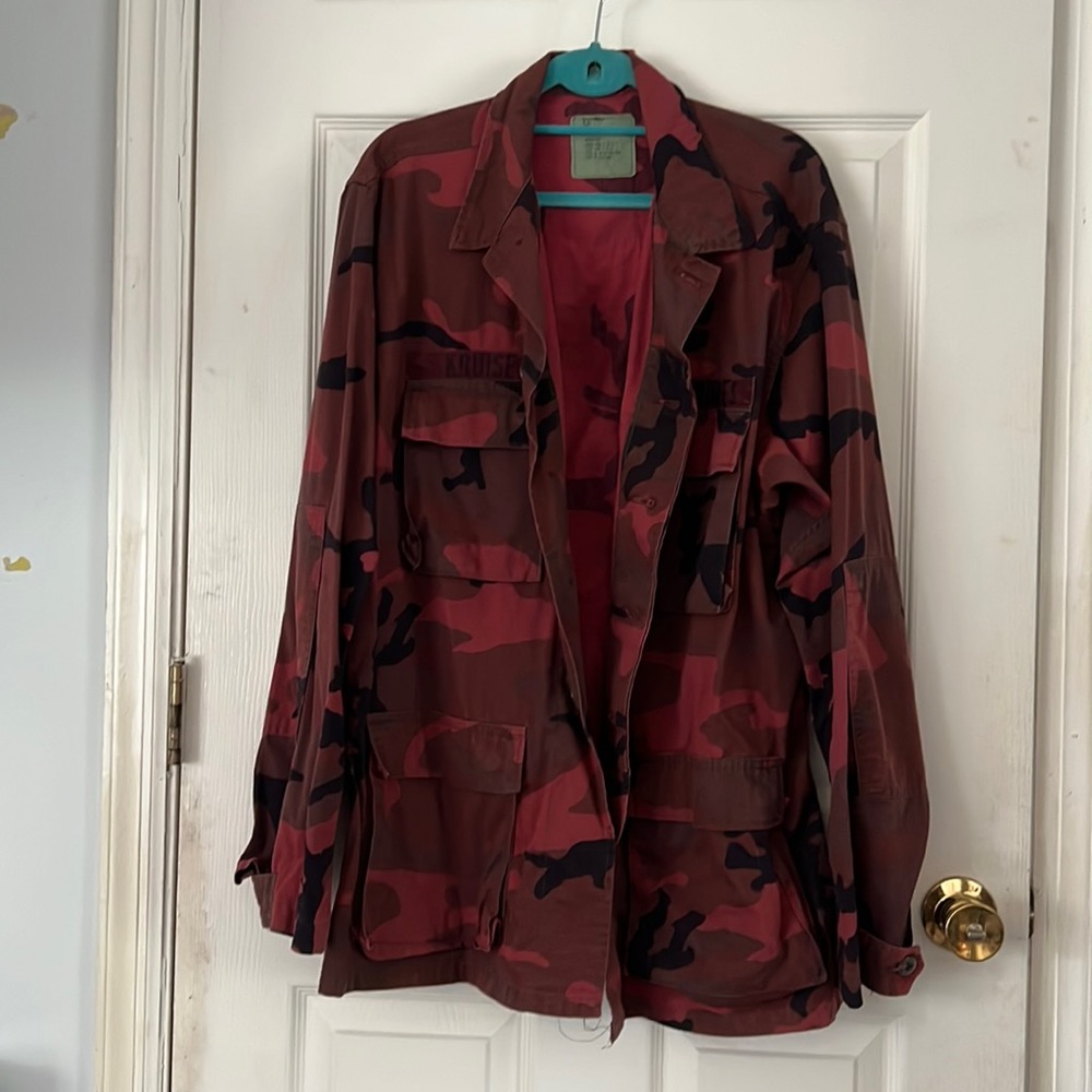 Original Marines Jacket w/ Rolling Stone Jewel on Back